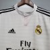 Real Madrid 14/15 Home White Long Sleeve Soccer Jersey